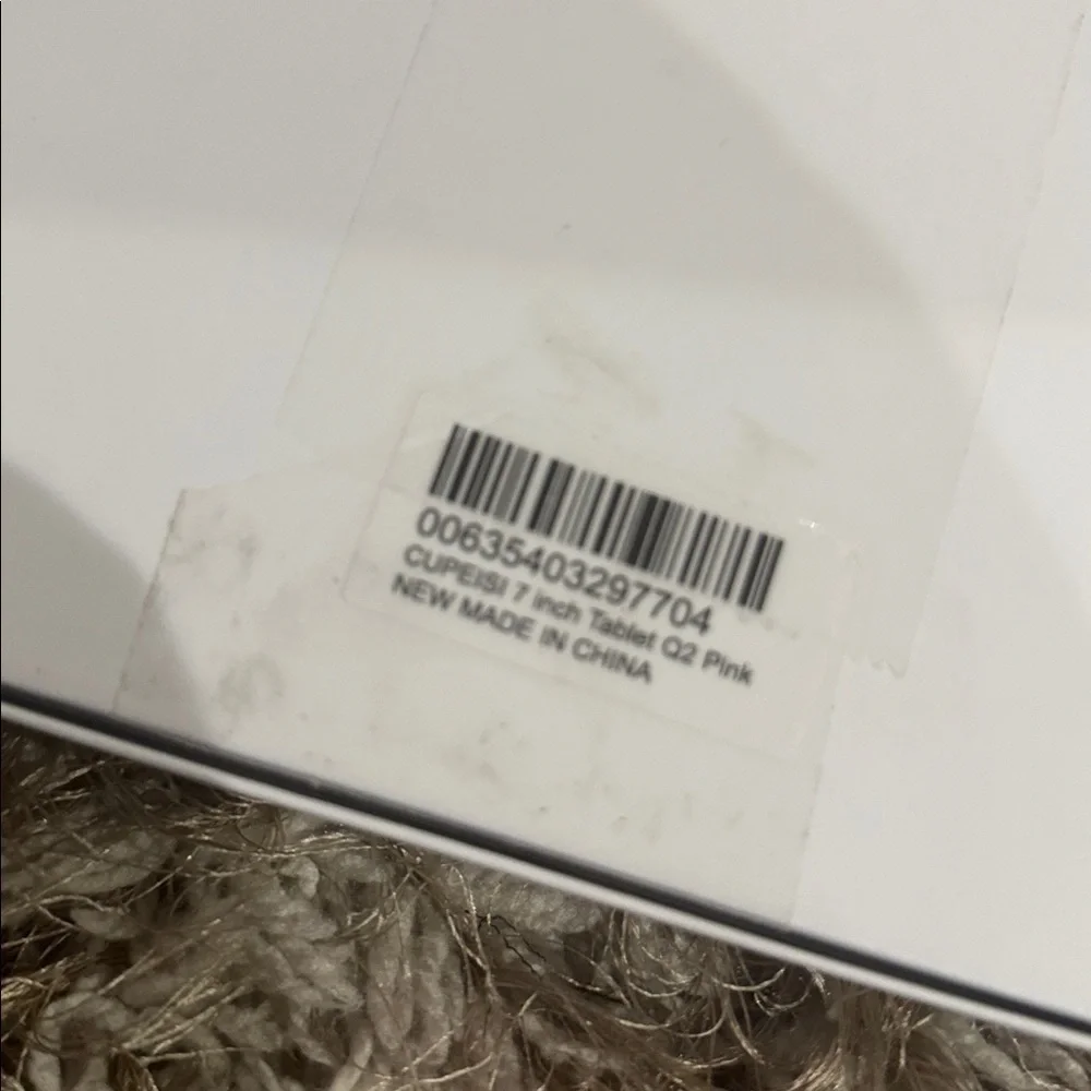 Tablet inch
